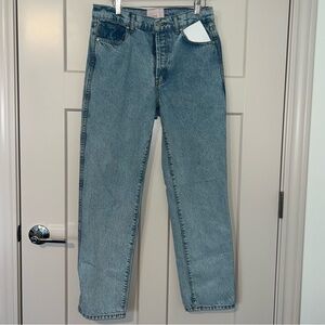 Revice Denim Straight Leg Jeans, Size 30 Button Fly, 100% Cotton, 29” Inseam
